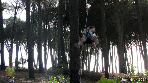 Parque Aventura: O salto de coragem