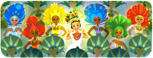 Carmen Miranda doodle