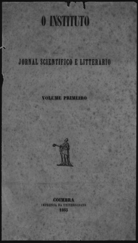 O Insituto. Volume Primeiro. 1853.jpg