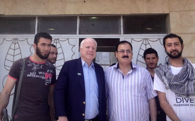 McCain with ISIS's leader Al Bagdadi and other fellow terrorists created by the US McCain with ISIS's leader Al Bagdadi and other fellow terrorists created by the US