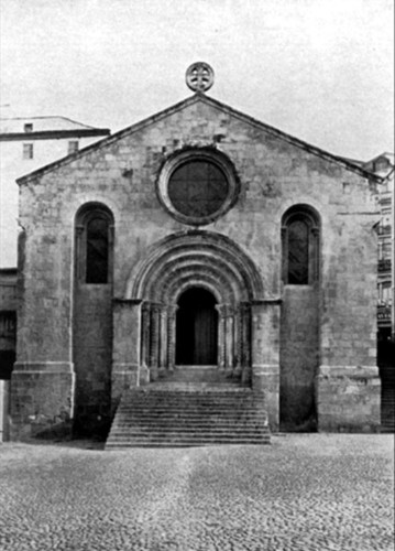 A Igreja  de Sant'Iago depois das obras de restaur