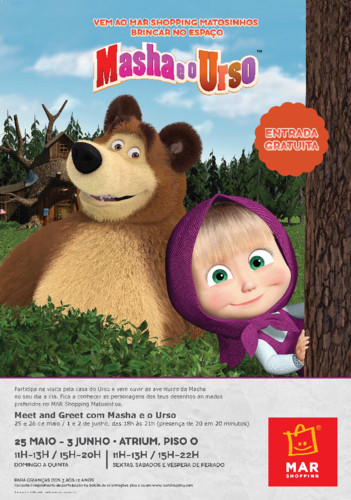 cartaz_Masha e o Urso no MAR Shopping Matosinhos.j