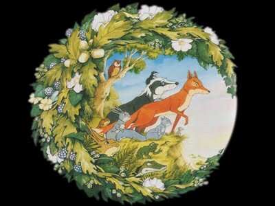 Animals-of-Farthing-Wood-on-Black-animals-of-farth