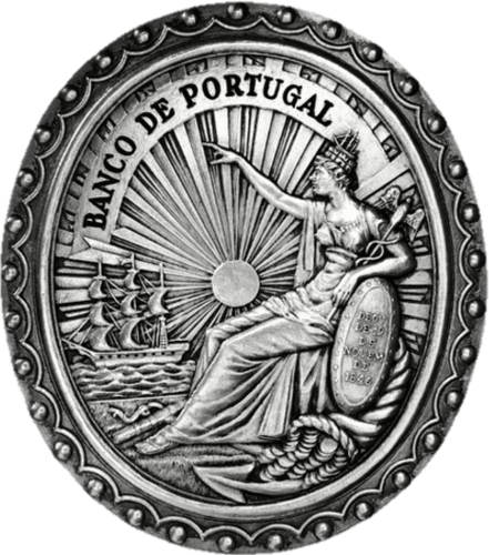 Fig. 12 - Selo do Banco de Portugal. 1846. Desenho Fig. 12 - Selo do Banco de Portugal. 1846. Desenho