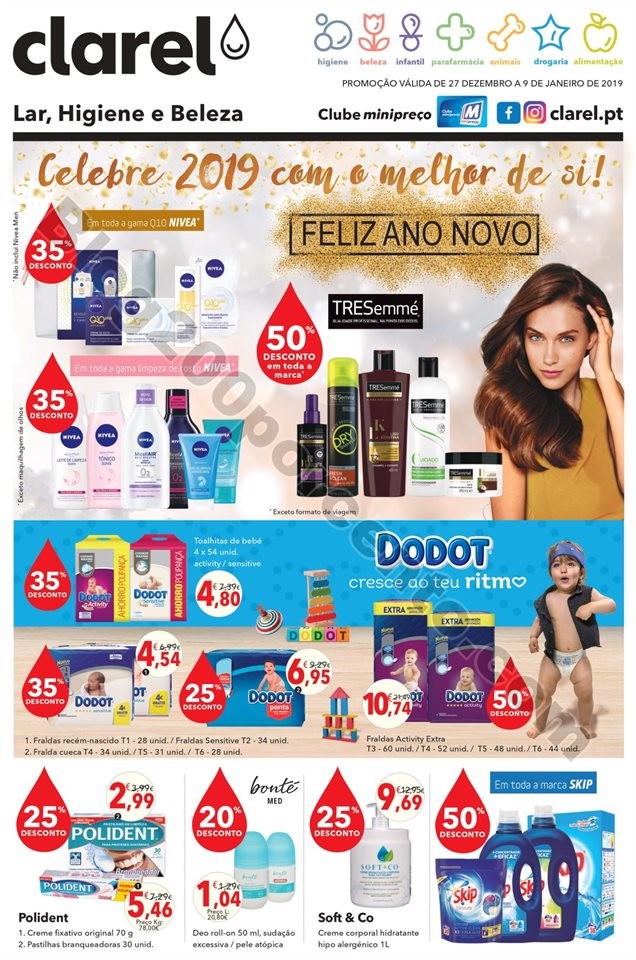 folheto promoções Clarel 27dez-9jan folheto promoções Clarel 27dez-9jan