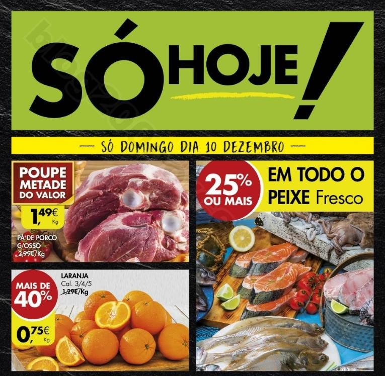 Só Hoje Pingo Doce 10dez