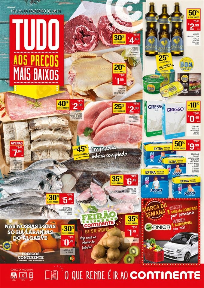 Antevisão Folheto CONTINENTE Promoções de 19 a antevisão folheto promoções Continente 19a25fev