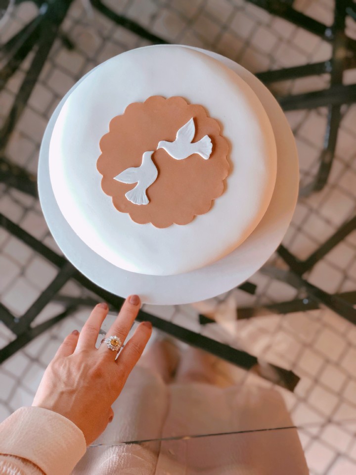 bolo de baptizado