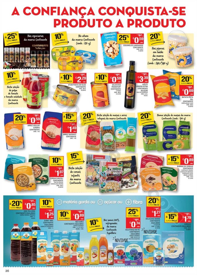 Antevisão Folheto CONTINENTE Promoções de 27 fe