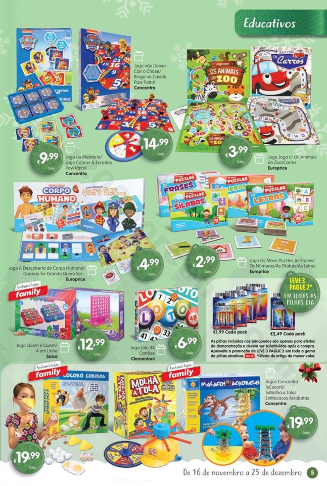 Antevisão Folheto Minipreço Especial Natal 16nov25 dez