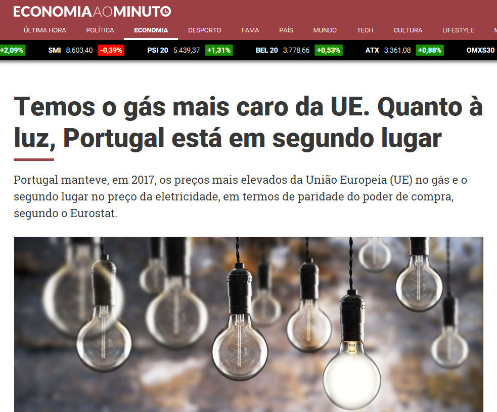 01 - Economia ao Minuto - Temos o gás mais caro d