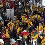 JMJ - Peregrinos lotam sagu&atilde;o do Aerorporto Inter