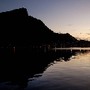 Amanhecer do Rio - O Corcovado visto da Lagoa Rodr