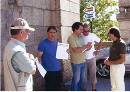 recolhendo assinaturas