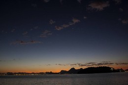 Amanhecer no Rio - Dia come&ccedil;ou com calor no Rio. 