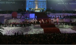 JMJ - Praia de Copacabana - Papa Francisco assiste